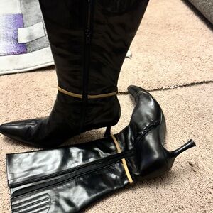 Black Leather Boots